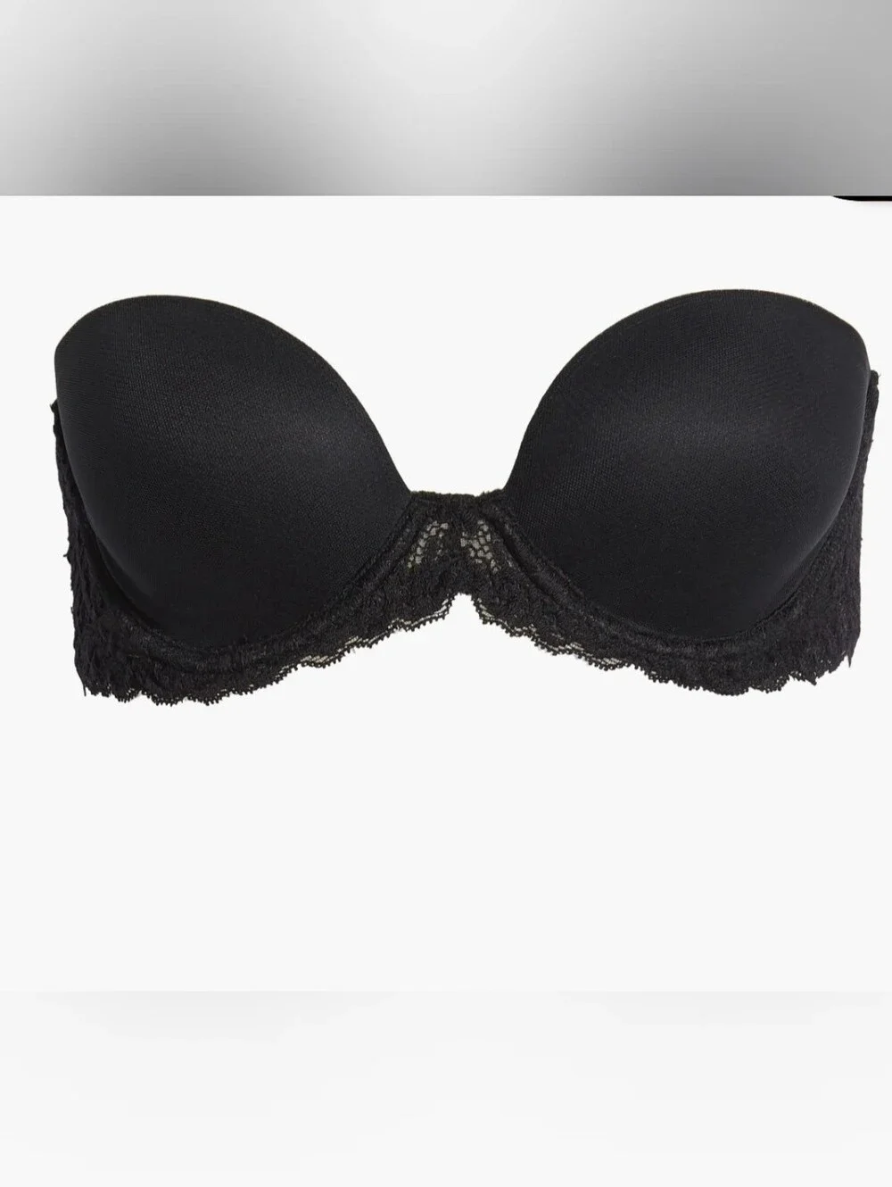 Natori Feathers Underwire Plunge Strapless Bra Size 36DD
